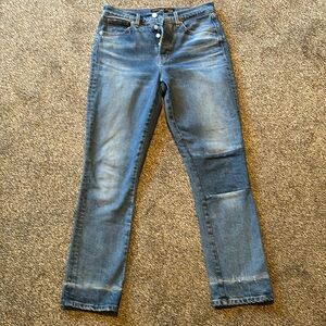 Veronica Beard Ryleigh Slim Straight High Rise jeans